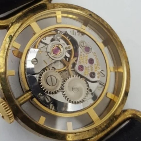 JUVENIA MYSTERY SKELETON SWISS WATCH. RARE RETRO 1950'S - Picture 5 of 8